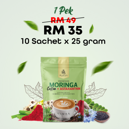 Kopi Moringa + Astaxanthin - 1 Pek